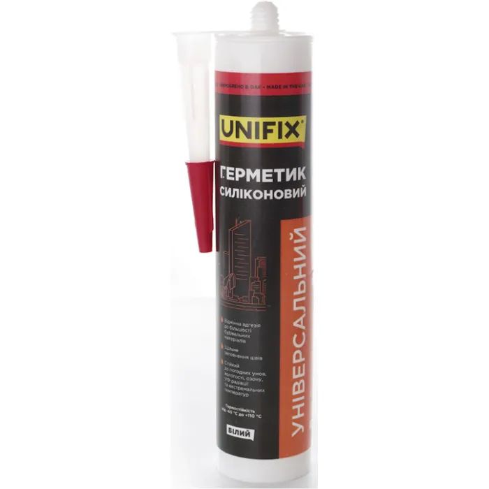 Герметик автомобільний Unifix універсальний (білий) 280 мл