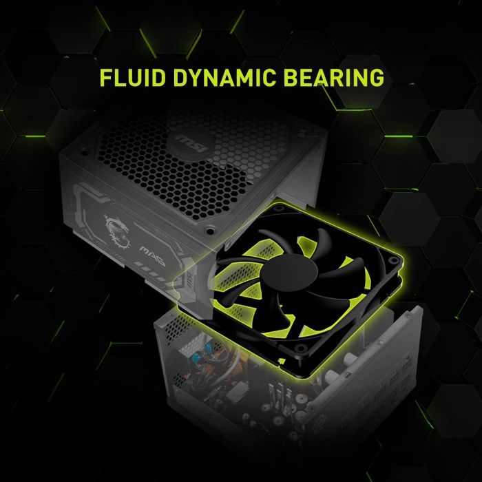 Блок питания MSI 1000W (MAG A1000GL PCIE5) изображение 10