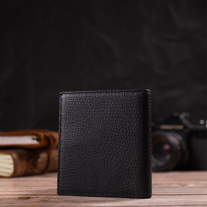 Портмоне Canpellini З натуральної шкіри Чорне (21742) зображення 8