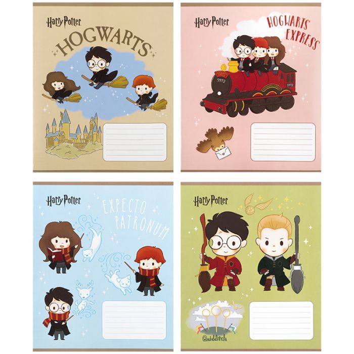 Зошит Kite Harry Potter, 12 аркушів, коса лінія (HP25-235)