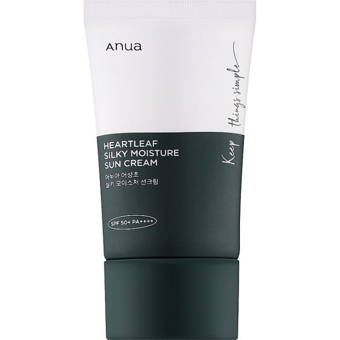 Средство от загара Anua Heartleaf Silky Moisture Sun Cream 50 мл (8809640733185)