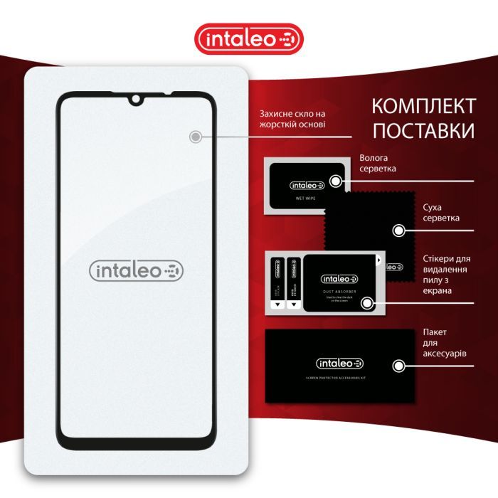 Скло захисне Intaleo Full Glue ZTE Blade A55 Black (1283126598746) зображення 8