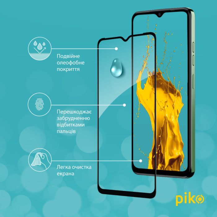 Скло захисне Piko Full Glue Tecno Spark 10C Black (1283126564925) зображення 4
