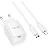 Зарядний пристрій HOCO C146A Charm USB-C PD20W + cable USB-C to Lightning White (6942007630252) зображення 2