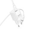 Зарядний пристрій HOCO C146A Charm USB-C PD20W + cable USB-C to Lightning White (6942007630252) зображення 5