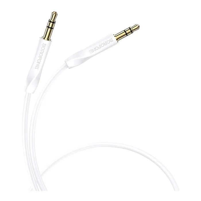 Кабель мультимедійний 3.5mm M to 3.5mm M 16 white BOROFONE (6974443389173) зображення 2
