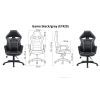 Кресло игровое Special4You Game black/grey (E7429) изображение 8