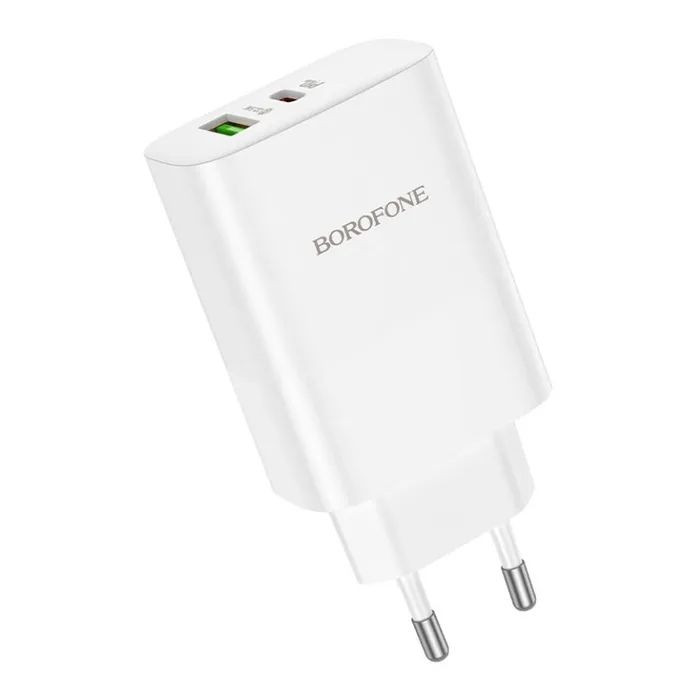 Зарядний пристрій BOROFONE BN10 Sunlight 1xUSB-C PD65W + 1xUSB-A White (6974443388190) зображення 5