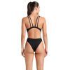 Купальник Arena Swimsuit Tech Multi Solid 008054-501 чорний 42 (3468337397953) изображение 2