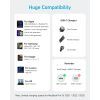 Дата кабель USB-C to USB-C 0.9m 240W nylon 310 black Anker (A81D5H11) зображення 4