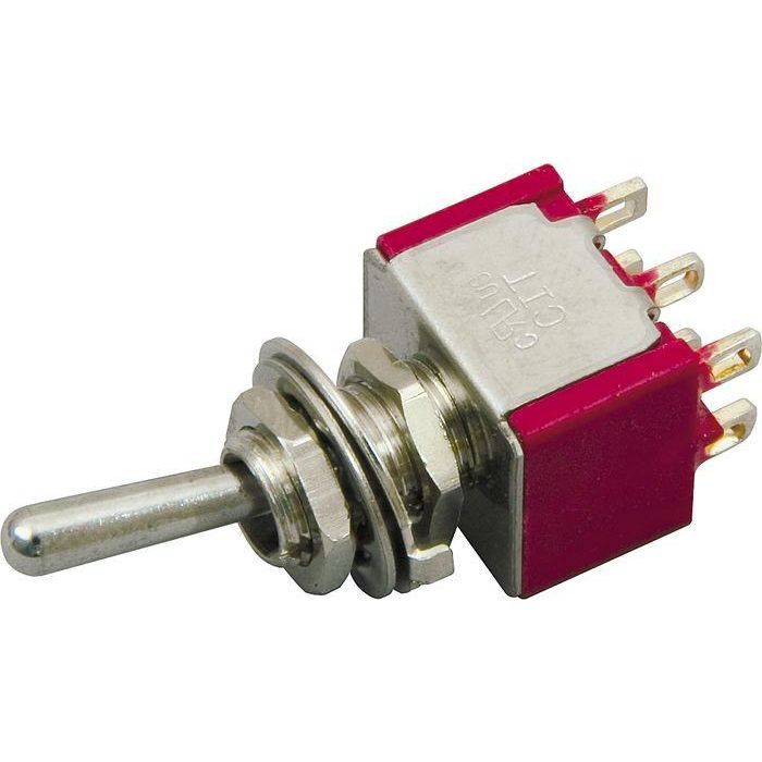 Переключатель для гитары DiMarzio DPDT Mini Switch - 3 Position (ON/ON/ON) (EP1108) изображение 2