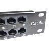 Патч-панель 19" 48хRJ-45 UTP 1U cat. 5e с организатором кабеля Eserver (WT-2264-CAT.5E) изображение 3