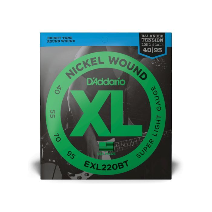 Струны для гитары D'Addario XL Nickel Wound Balanced Tension Super Light (40-95) (EXL220BT)