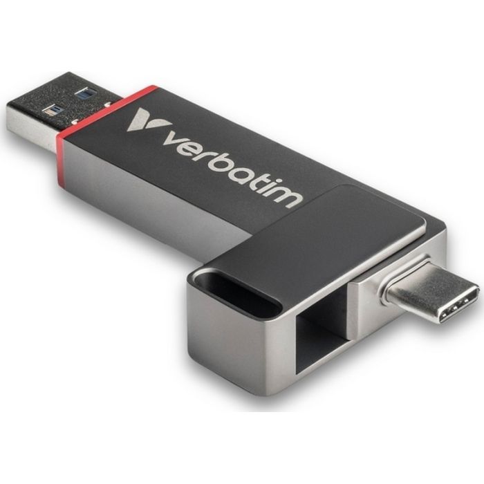 USB флеш накопичувач Verbatim 256GB QuickStick USB 3.2/USB-C (32041)
