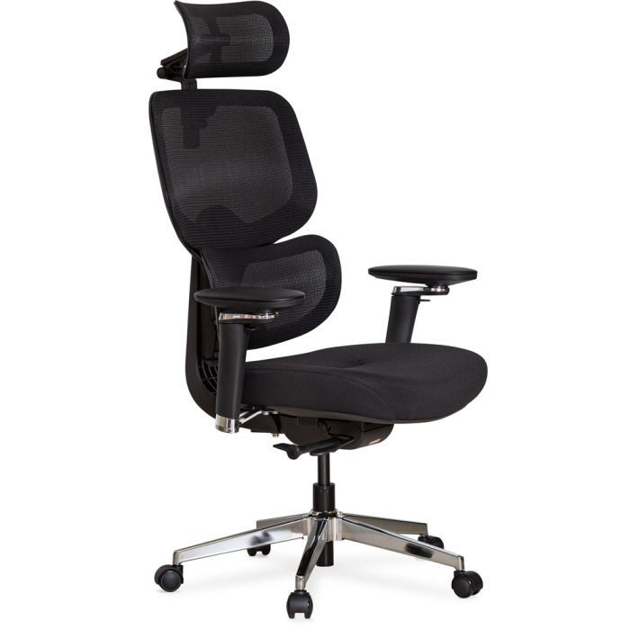 Офісне крісло Mealux D2 Air Fabric Black (HF-D2 F/B)