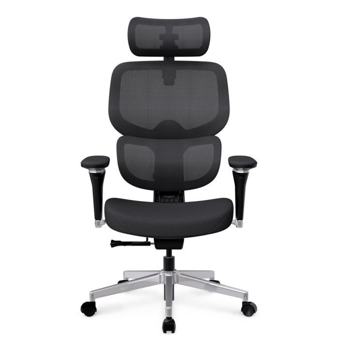 Офісне крісло Mealux D2 Air Fabric Black (HF-D2 F/B) зображення 2