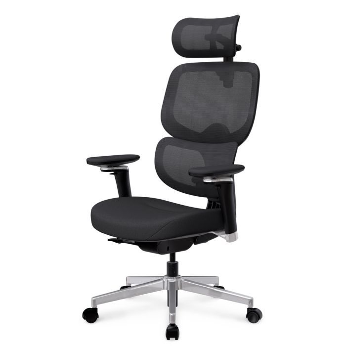 Офісне крісло Mealux D2 Air Fabric Black (HF-D2 F/B) зображення 3