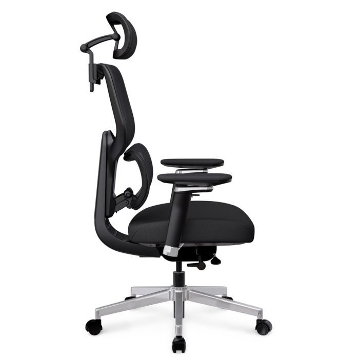 Офісне крісло Mealux D2 Air Fabric Black (HF-D2 F/B) зображення 5