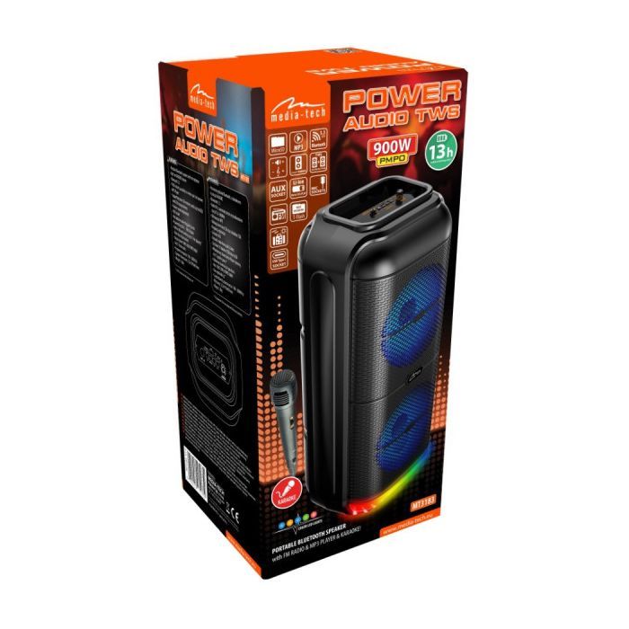 Акустична система Media-Tech BT POWER AUDIO (MT3183) зображення 4 Акустична система Media-Tech BT POWER AUDIO (MT3183) зображення 4