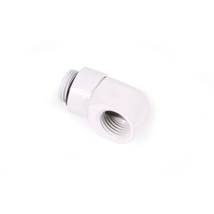 Фитинг для СЖО Alphacool Eiszapfen L-connector rotatable - 4pcs Set - White (17619) изображение 2