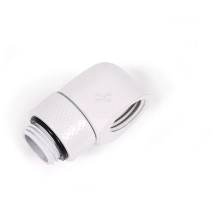 Фитинг для СЖО Alphacool Eiszapfen L-connector rotatable - 4pcs Set - White (17619) изображение 4