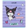 Тетрадь Kite предметная Kuromi 48 листов, линия, английский язык (HK25-240-8)