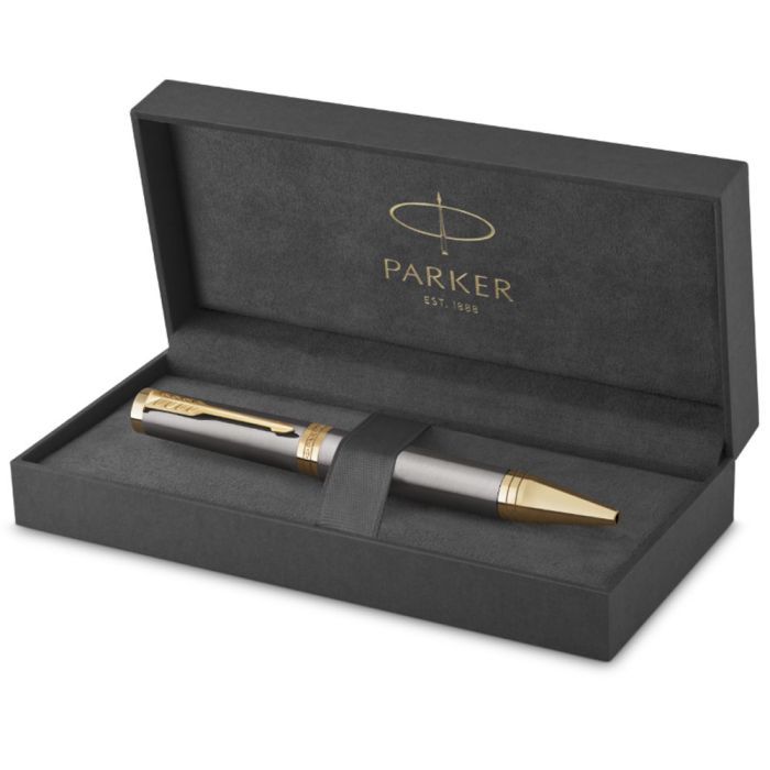 Ручка шариковая Parker INGENUITY Grey Lacquer GT BP (60 432) изображение 3