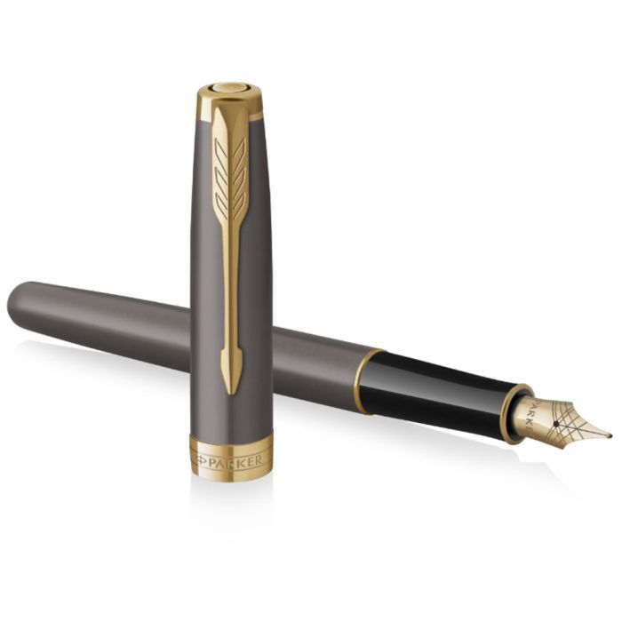 Ручка пір'яна Parker SONNET 17 Grey Lacquer GT  FP F (86 415) зображення 3
