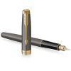 Ручка пір'яна Parker SONNET 17 Grey Lacquer GT  FP F (86 415) зображення 3