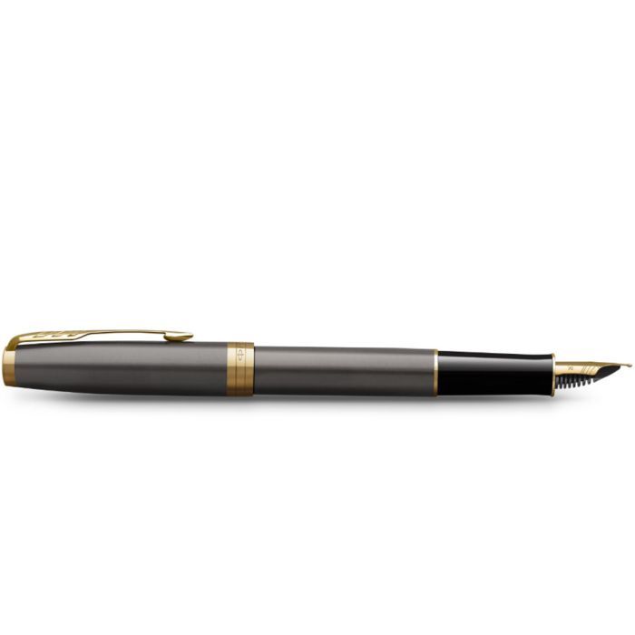 Ручка пір'яна Parker SONNET 17 Grey Lacquer GT  FP F (86 415) зображення 4