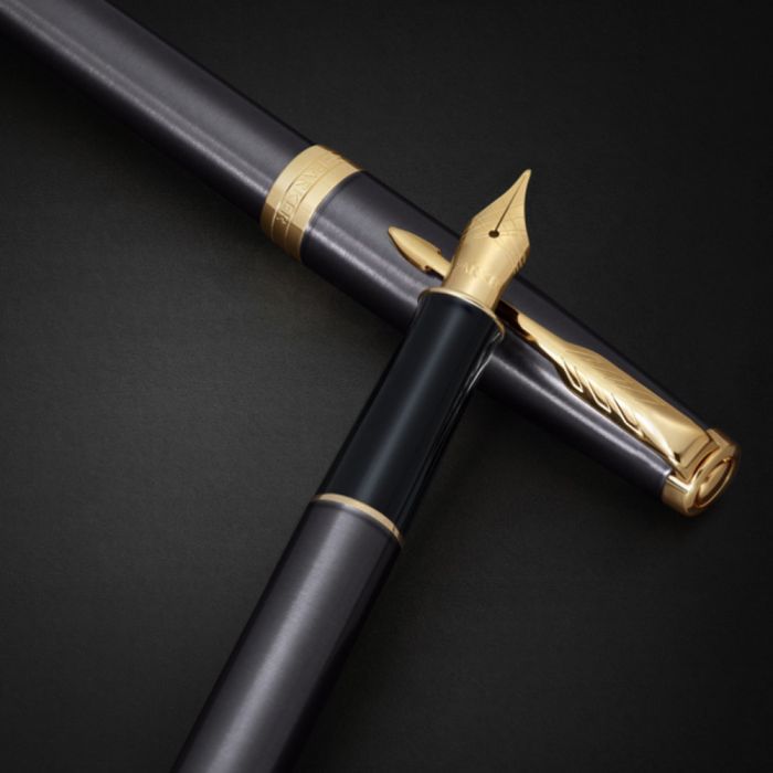 Ручка пір'яна Parker SONNET 17 Grey Lacquer GT  FP F (86 415) зображення 6
