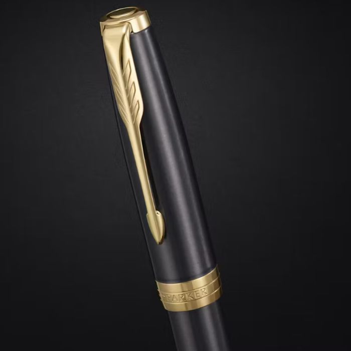 Ручка пір'яна Parker SONNET 17 Grey Lacquer GT  FP F (86 415) зображення 8