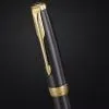Ручка пір'яна Parker SONNET 17 Grey Lacquer GT  FP F (86 415) зображення 8