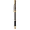 Ручка пір'яна Parker SONNET 17 Grey Lacquer GT  FP F (86 415)
