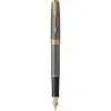 Ручка пір'яна Parker SONNET 17 Grey Lacquer GT  FP F (86 415)