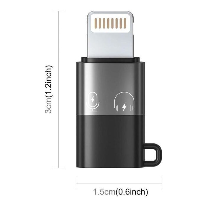Переходник USB-C F to Lightning M charger-audio XoKo (AC-029) изображение 2