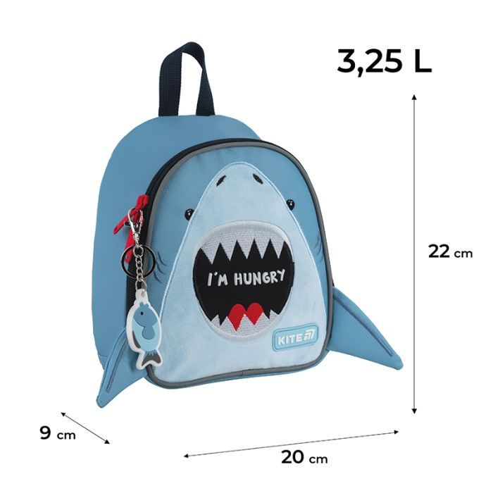 Рюкзак детский Kite Kids 538 Hungry Shark (K25-538XXS) изображение 2