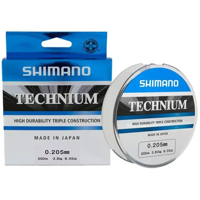 Леска Shimano Technium 200m 0.205 mm 3.8 kg (2266.70.02)