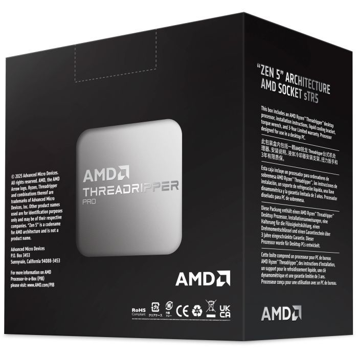Процессор AMD Ryzen Threadripper PRO 9965WX (100-100000724WOF) изображение 2
