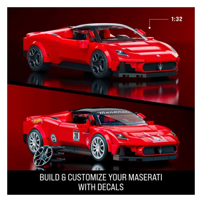 Конструктор Mattel Speed Maserati 250 деталей (JFR90) изображение 2