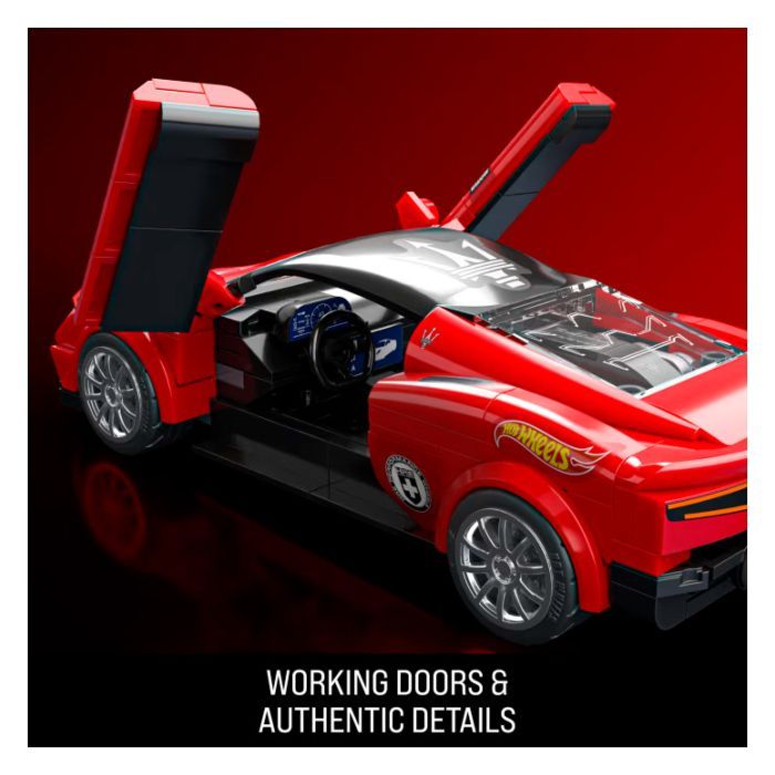 Конструктор Mattel Speed Maserati 250 деталей (JFR90) изображение 5