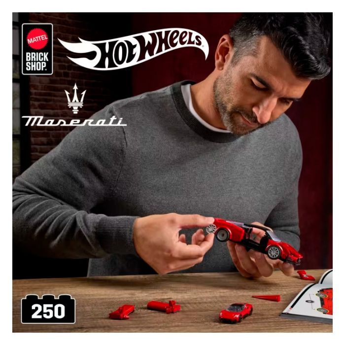 Конструктор Mattel Speed Maserati 250 деталей (JFR90) изображение 6