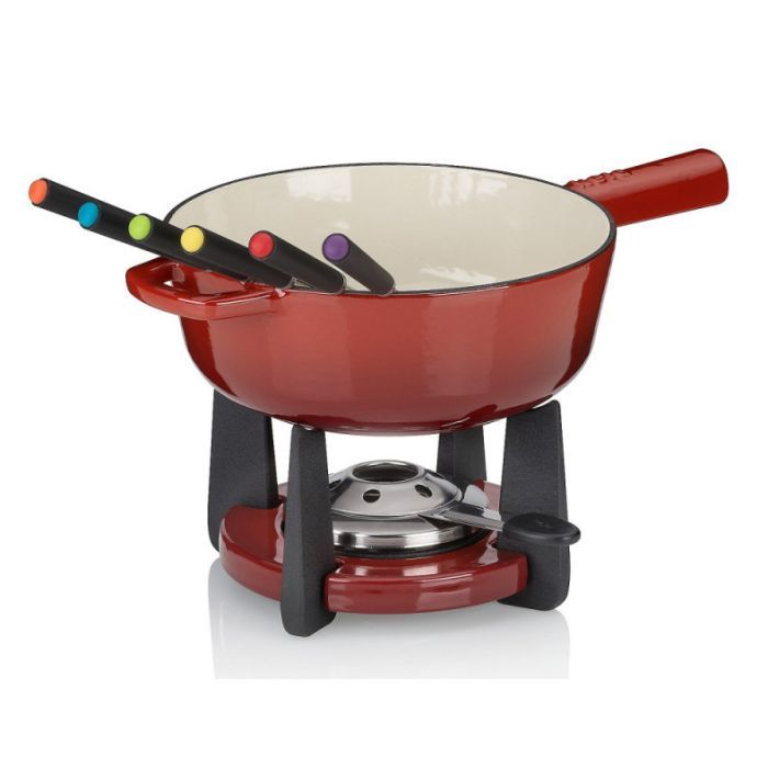 Набір для фондю Kela Calido, 9 предметів червоний (16621)