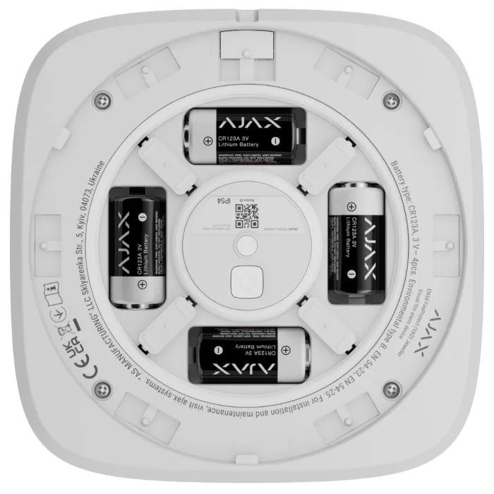 Сирена Ajax EN54 FireProtect VAD black изображение 4