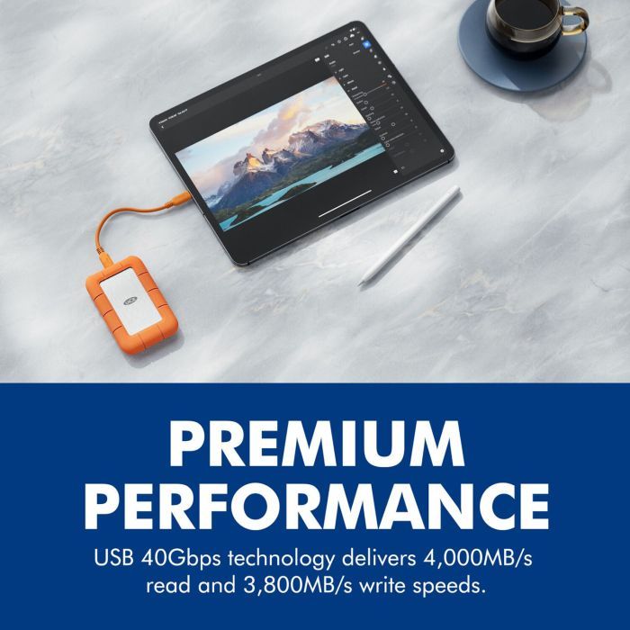 Накопитель SSD USB Type-C 4TB Rugged LaCie (STND4000400) изображение 5 Накопитель SSD USB Type-C 4TB Rugged LaCie (STND4000400) изображение 5