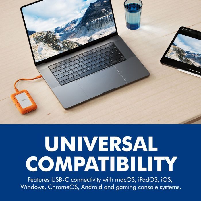 Накопитель SSD USB Type-C 4TB Rugged LaCie (STND4000400) изображение 6 Накопитель SSD USB Type-C 4TB Rugged LaCie (STND4000400) изображение 6