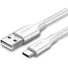 Дата кабель USB 2.0 AM to USB-C 0.25m 3A US287 white Ugreen (60119)