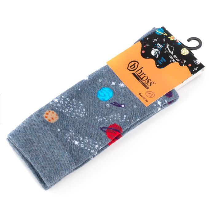 Носки детские Bross со звездами (1976-13B-blue)