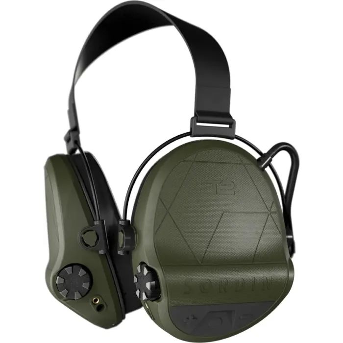 Тактичні навушники Sordin T2 Green з заднім тримачем. 4 режими (303006-20P) зображення 2