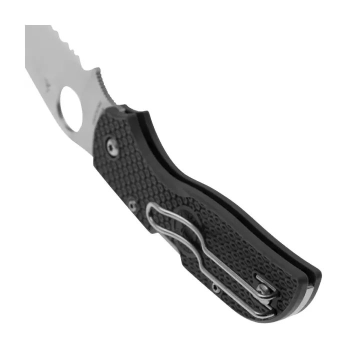 Ніж Spyderco Chaparral CTS XHP FRN Serrated Grey (C152SGY) зображення 10